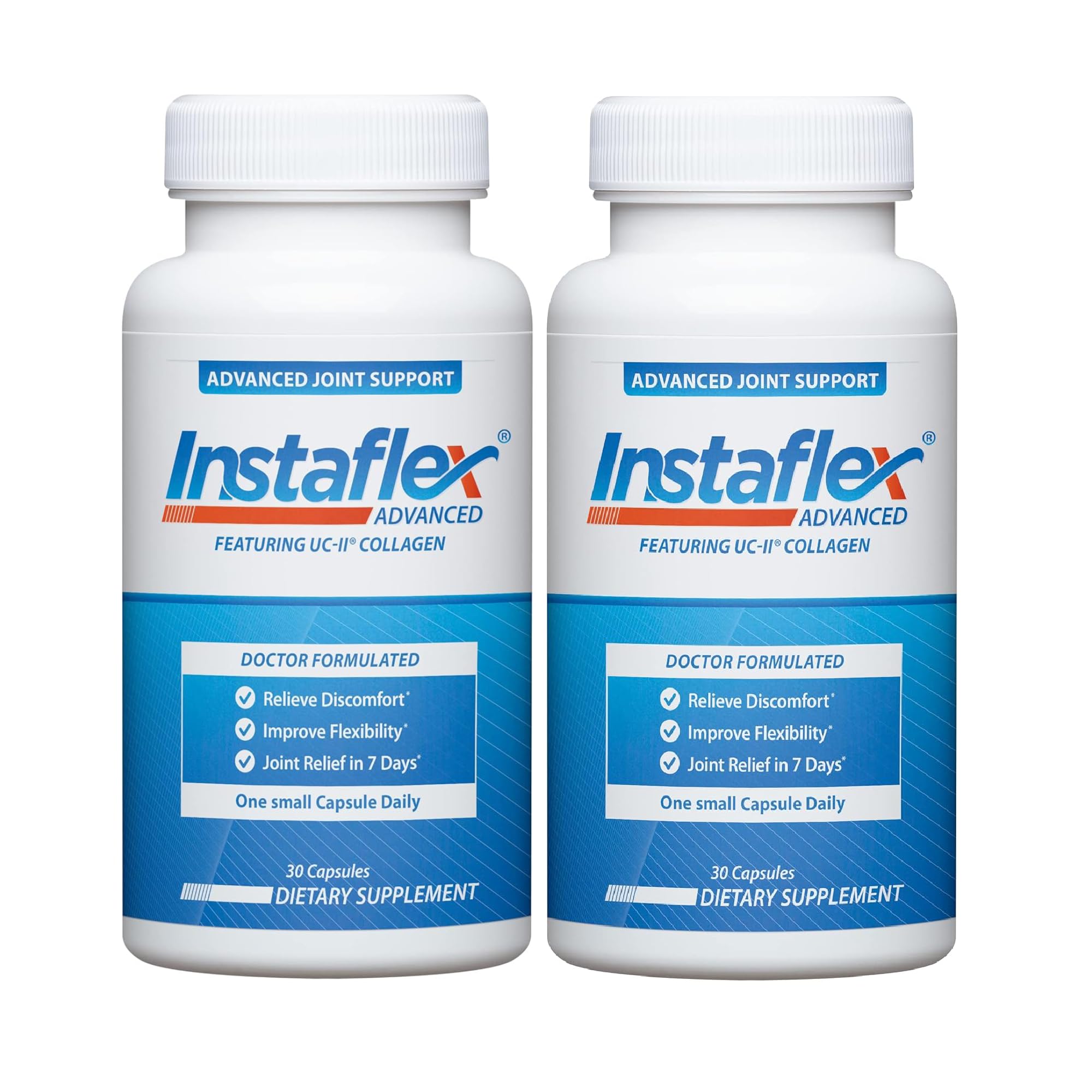 Instaflex Advanced Joint Support Supplement - Turmeric, Resveratrol, Boswellia Serrata Extract, BioPerine, UC-II Collagen- 30 Count