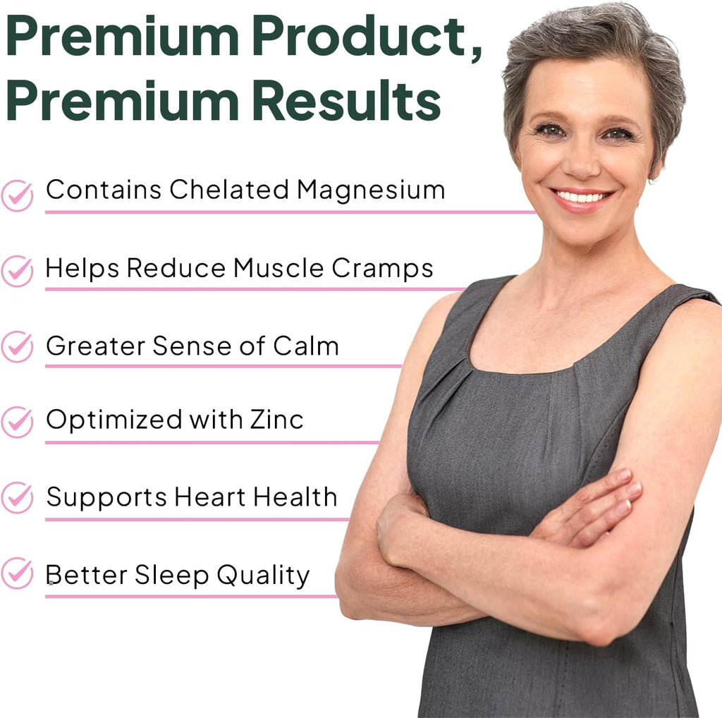 Organics Ocean Pure Magnesium Glycinate Low Dose Zinc Chelated