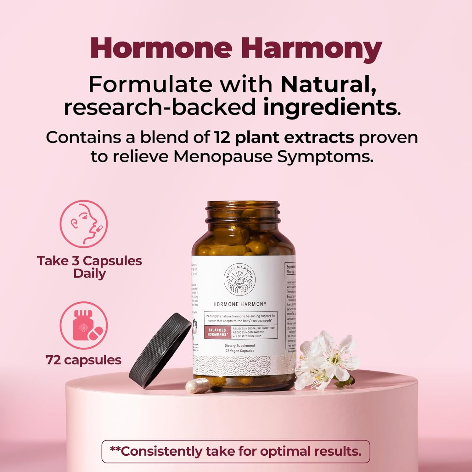 Hormone Harmony Support hormone Regulation 72 Capsules